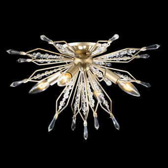 Astoria Grand Oakgrove 4 Light 16 Chandelier Style Urn Semi Flush Mount Wayfair