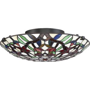 Hyland 2-Light Semi Flush Mount