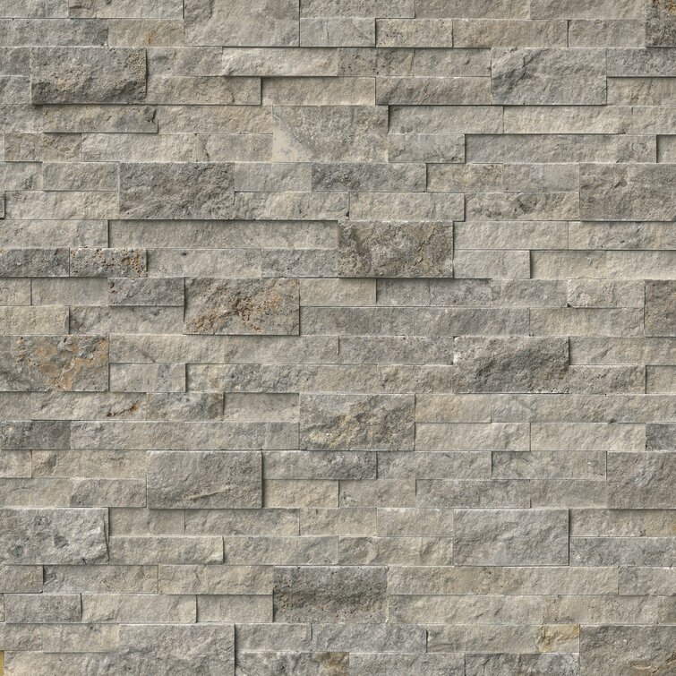 erts transmissie Avonturier MSI Silver Travertine 6" x 24" Natural Stone Mosaic Tile & Reviews | Wayfair