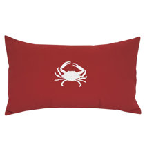 red crab pillow