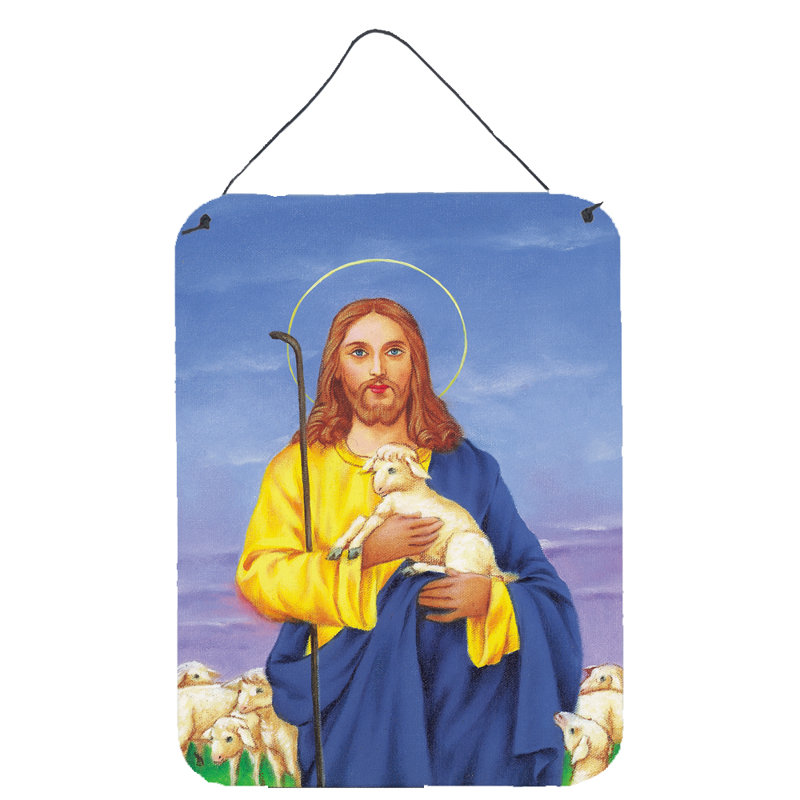 Caroline S Treasures Jesus The Good Shepherd Holding Lamb Painting