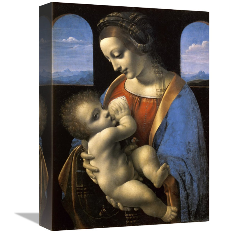 Vault W Artwork Madonna Litta By Leonardo Da Vinci Print On