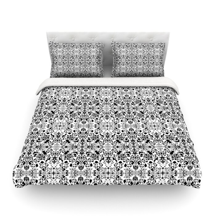 East Urban Home Fancy Damask By Mydeas Featherweight Duvet Cover
