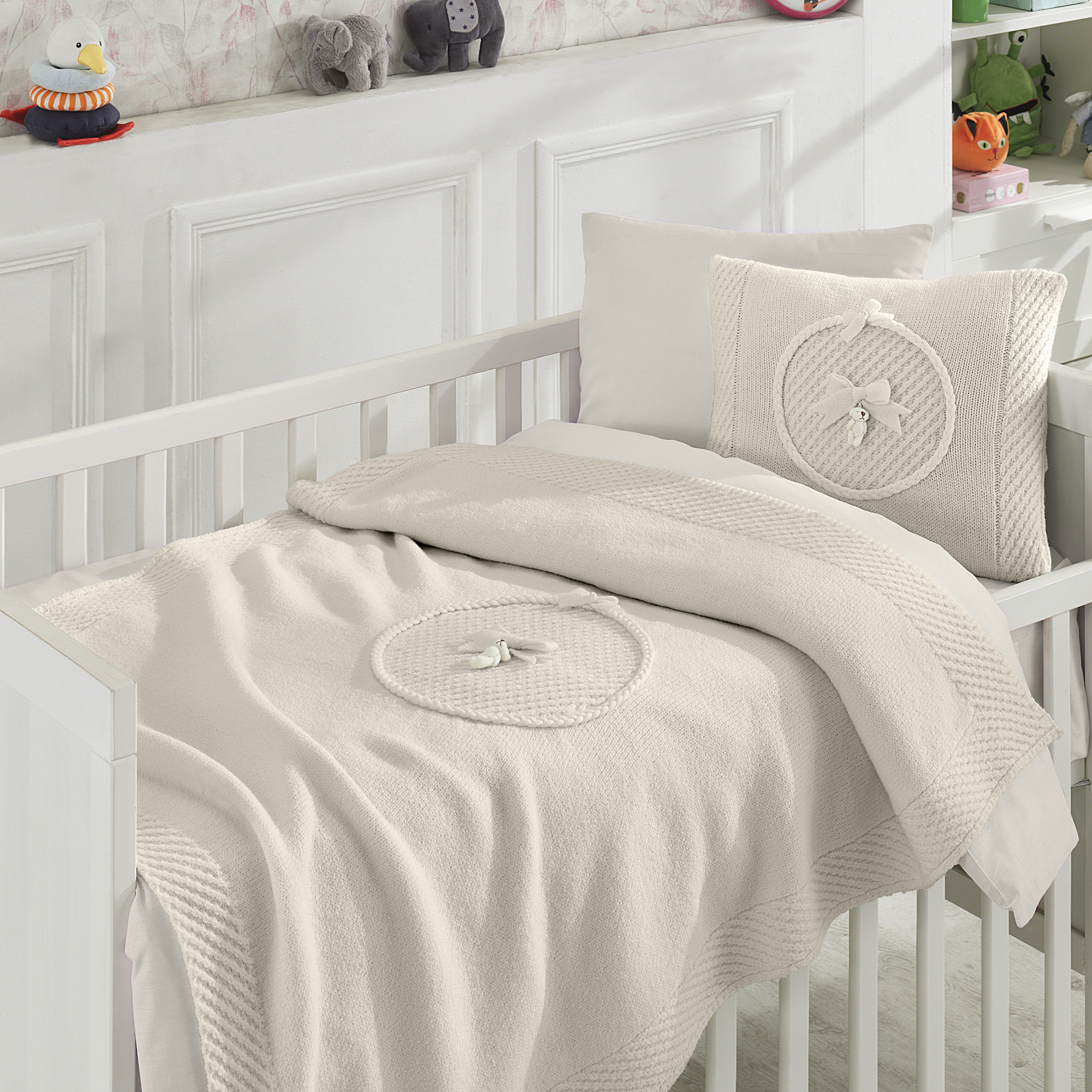 Greyleigh Colmesneil Bear 6 Piece Crib Bedding Set Reviews Wayfair