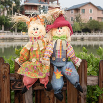 Outdoor Fall Scarecrow Wayfair