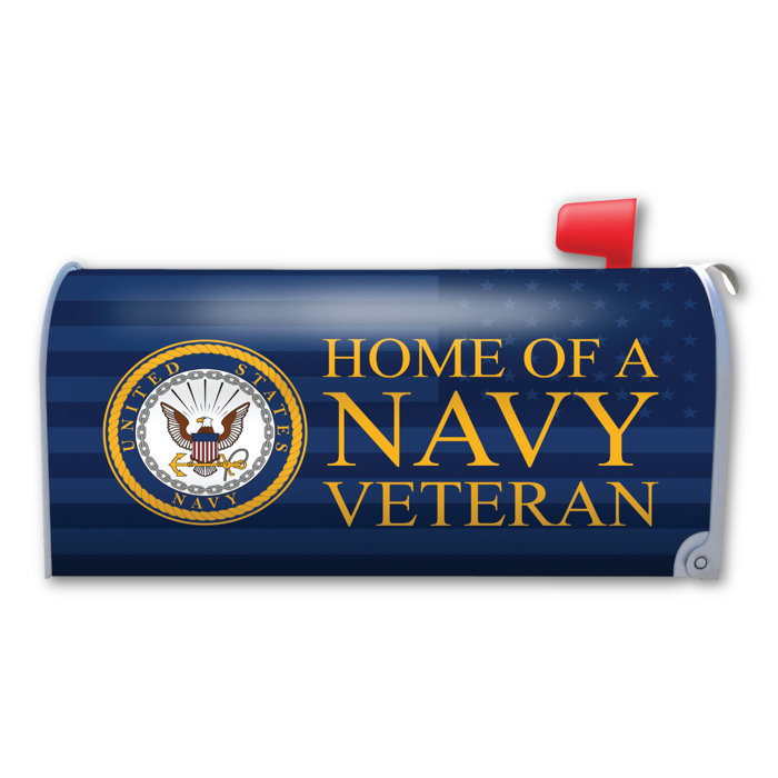 Home of a Navy Veteran Magnetic Mailbox Cover