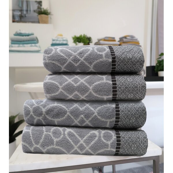 Bianca Cassia 4 Piece Towel Set & Reviews | Wayfair.co.uk