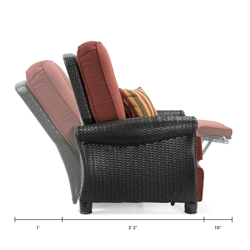 Breckenridge Recliner Patio Chair With Cushion