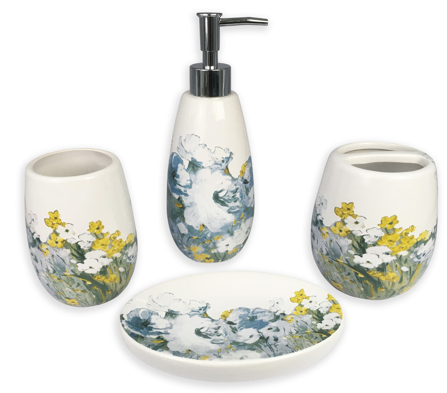 August Grove Barlett 4 Piece Bathroom Accessory Set Reviews Wayfair