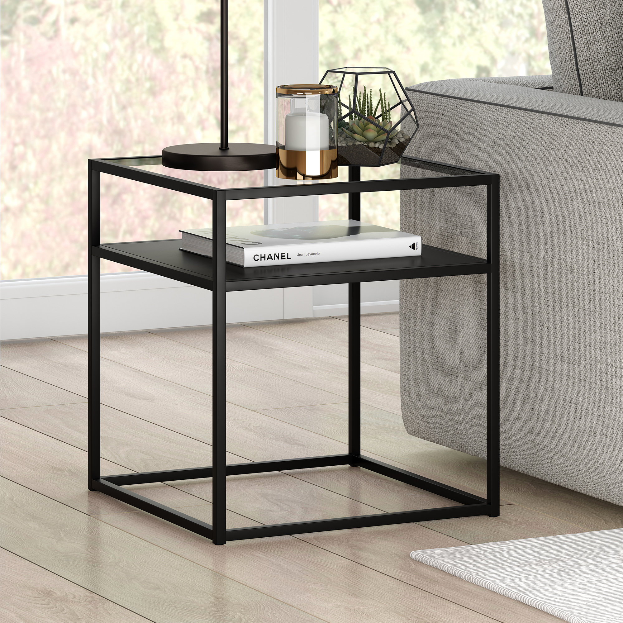 Glass Square End Side Tables You Ll Love In 2021 Wayfair