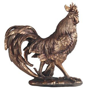 Alric Rooster Figurine August Grove
