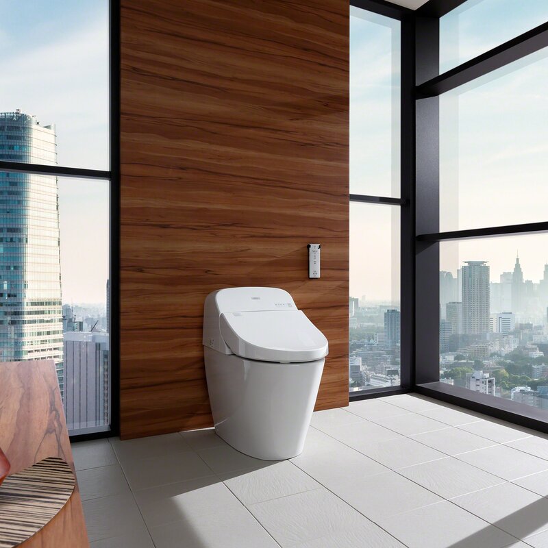 Toto Washlet Dual Flush Elongated Bidet Toilet Seat Included Reviews Wayfair