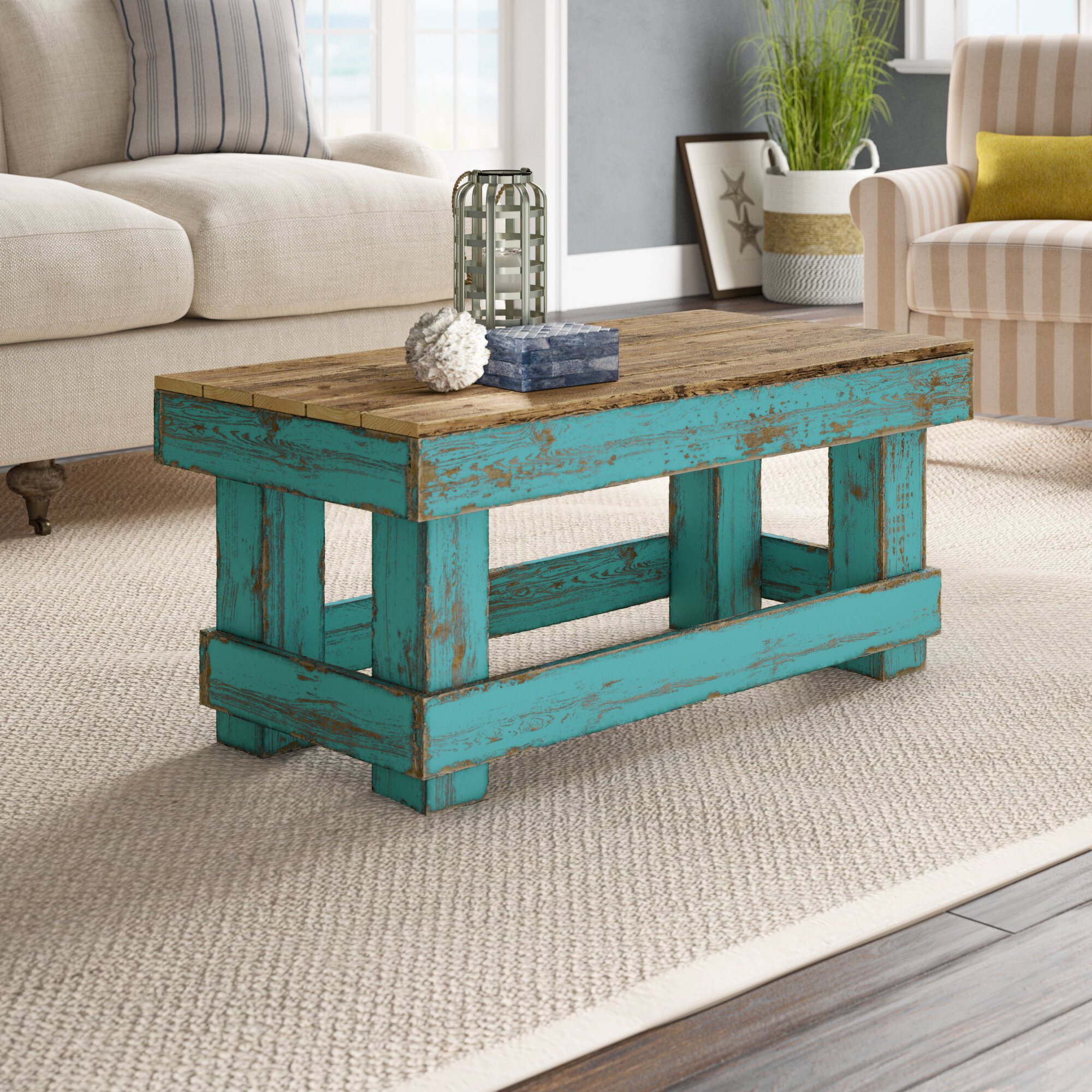 Rosecliff Heights Ladd Solid Wood Coffee Table Reviews Wayfair