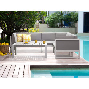 4-tlg. Ecksofa-Set Vinci mit Kissen von Home Lof..