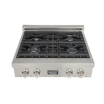 Professional 30 Gas Cooktop With 4 Burners Kucht Gas Type Natural Gas