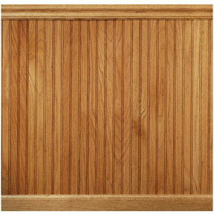Tongue And Groove Wall Panels Wayfair 96 Solid Wood Wall Paneling In Red Oak
