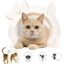 dog door keep cat inside