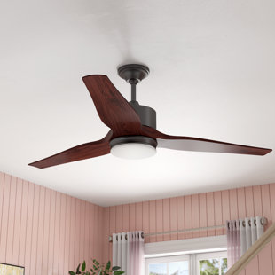 60 Dominique 3 Blade Outdoor LED Ceiling Fan with Remote Brayden Studio Fashion and beautiful backpack
