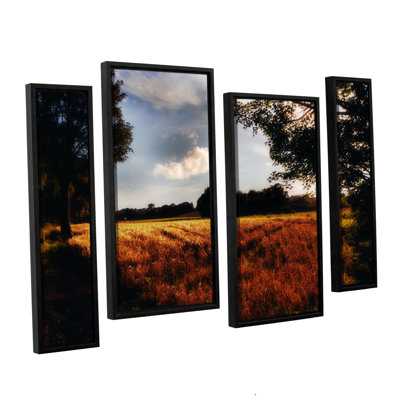 Farmville 4 Piece Framed Photographic Print on Wrapped Canvas Set August Grove