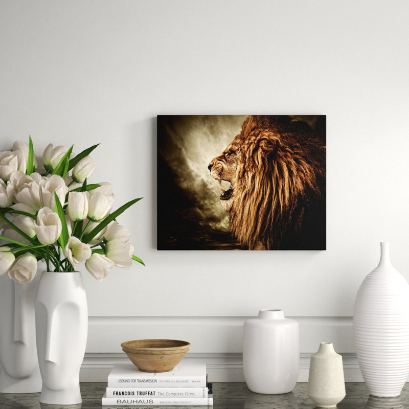 Decorumby Epic Lion Profile Unframed Photograph Print On Paper Perigold