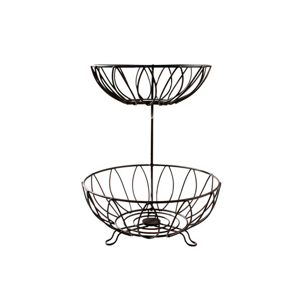 Rebrilliant Arched 2 Tier Fruit Bowl Reviews Wayfair