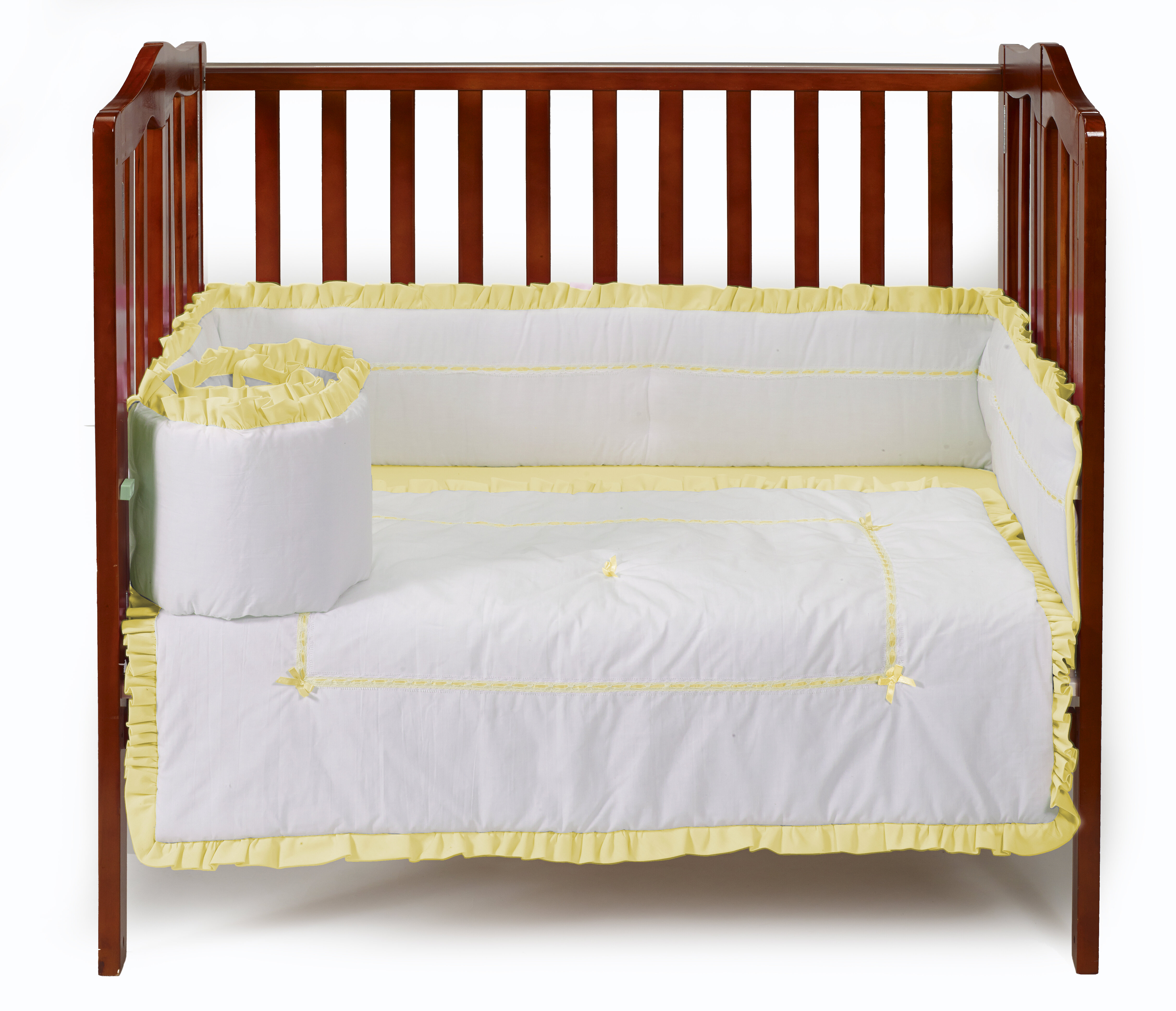 Harriet Bee Robeson Unique Portable 3 Piece Crib Bedding Set Wayfair