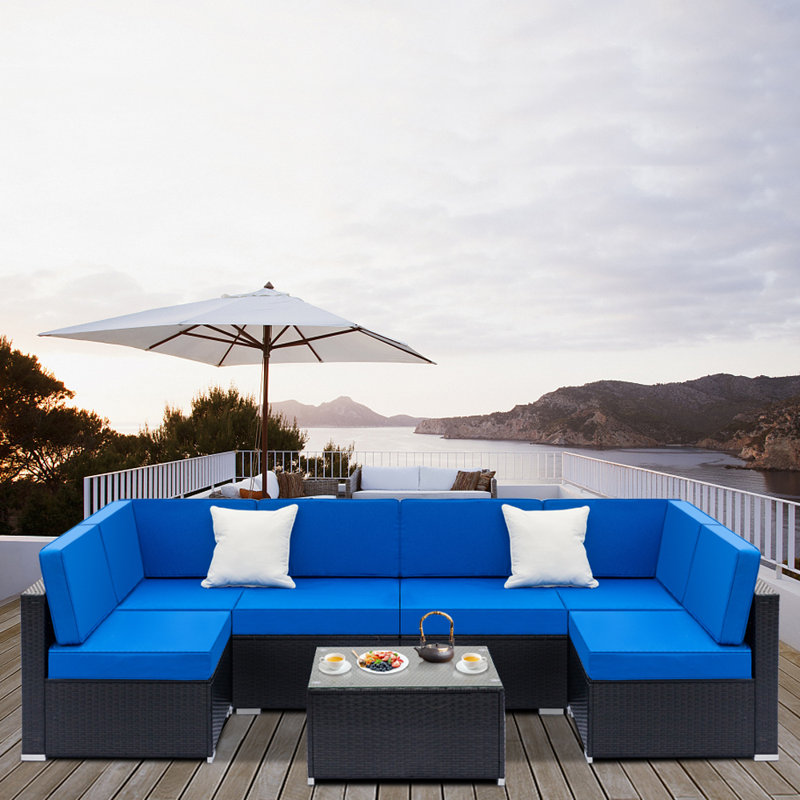 wayfair merton 7 piece sectional