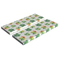 Fern Green and Cinnamon 16 X 72 Dining Room Kitchen Rectangular Runner Ambesonne Autumn Table Runner Natural Colorful Season Maple Leafs Hand-Drawn on a Plain Background 