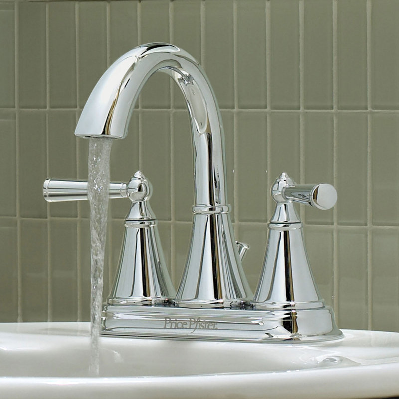 Pfister Saxton Double Handle Centerset Faucet Bathroom Faucet With