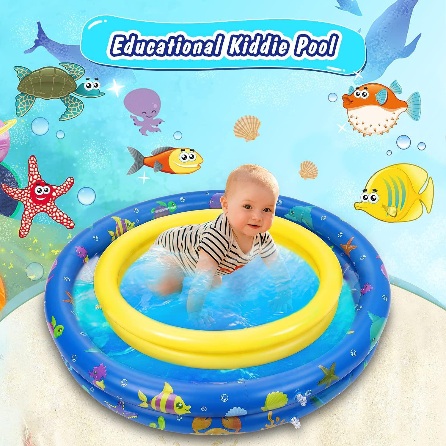 blow up pool with shade