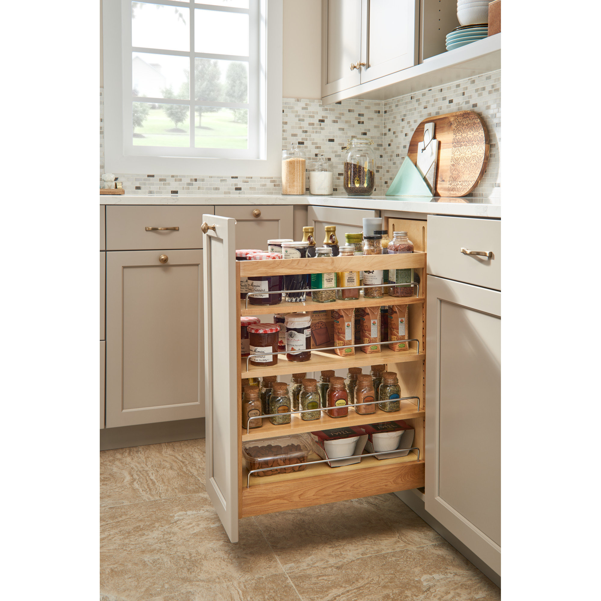Rev A Shelf Base Cabinet Organizer Pull Out Pantry Reviews Wayfair