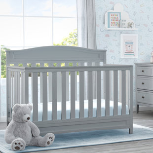 charcoal grey crib