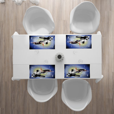 Hockey 185 Placemat East Urban Home