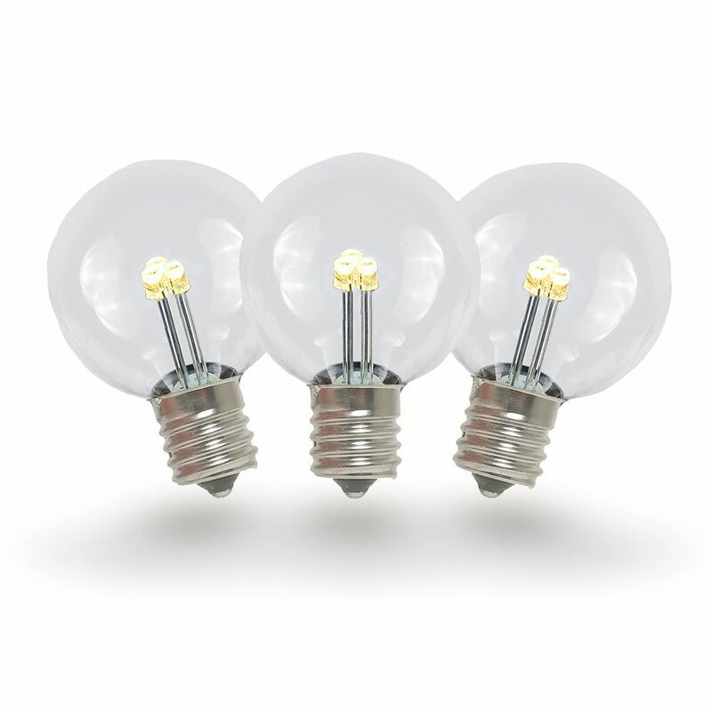 Novelty Lights 25 Watt Equivalent C7 Led Non Dimmable Light Bulb E12 Candelabra Base Wayfair