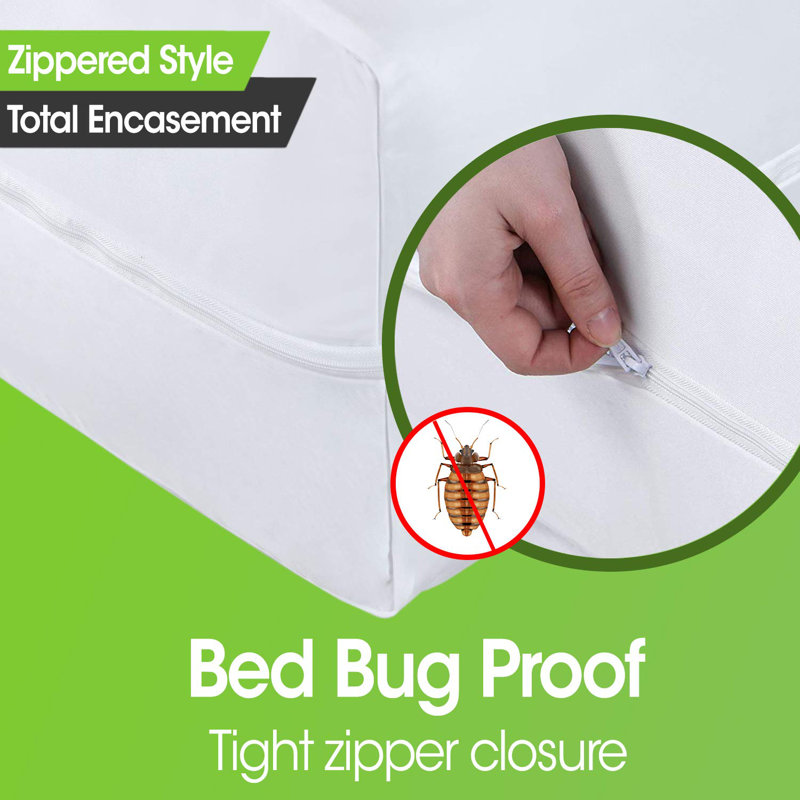 Alwyn Home Paloalto Guardmax Bed Bug Zippered Hypoallergenic