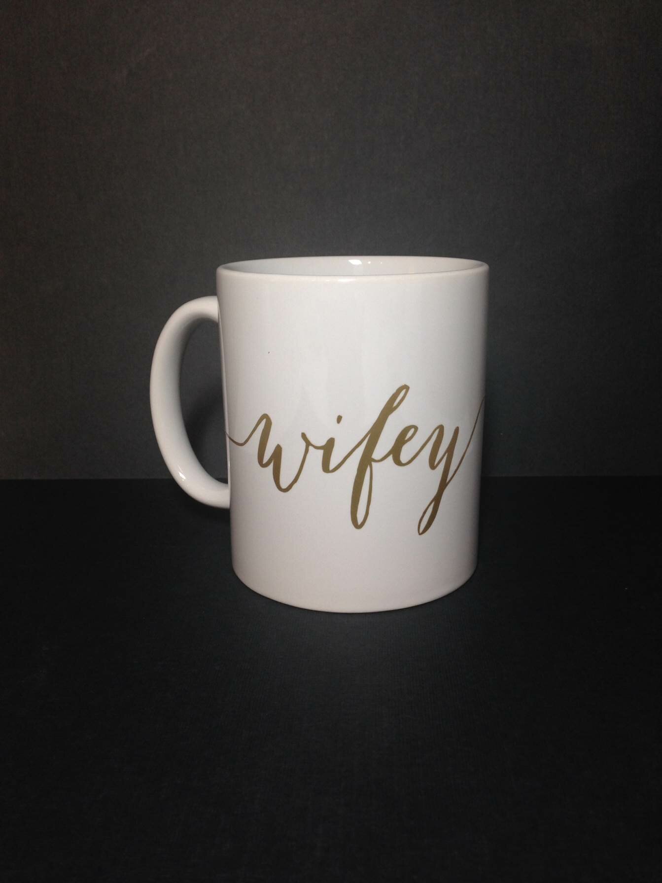 hubby wifey coffee mugs