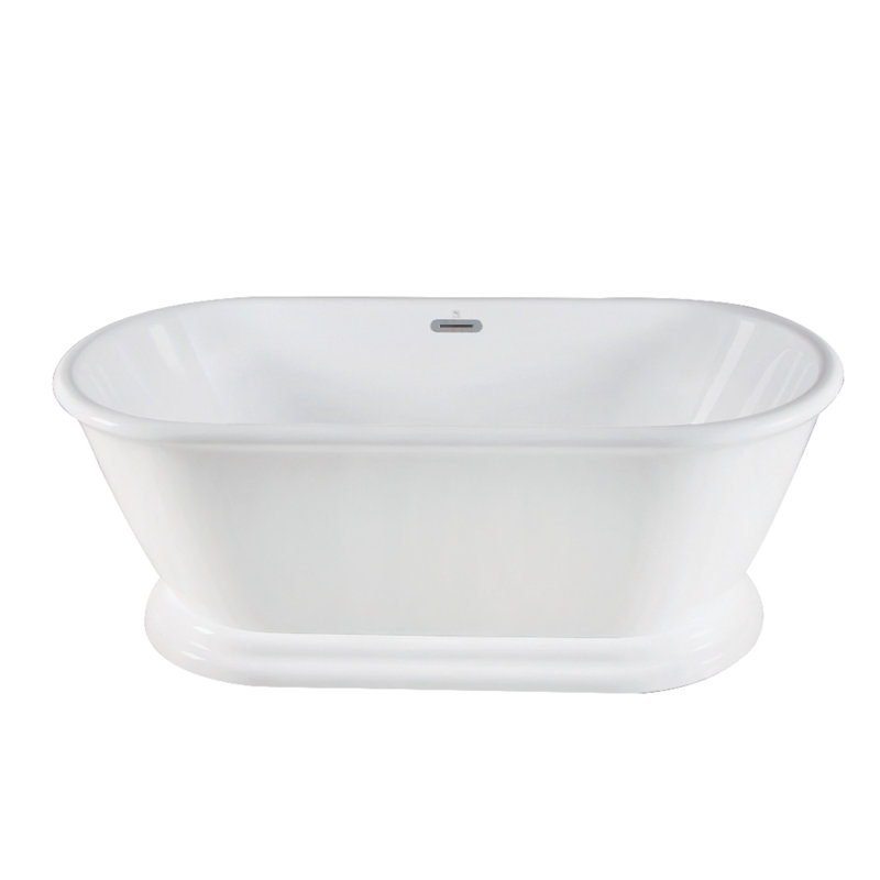 Freestanding Bathtubs Kitchen Bath Fixtures 66 Double Ended Cast