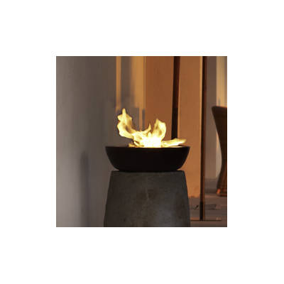 Forever Patio Outdoor Pedestal Base Wood Burning Tabletop