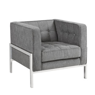 Alex Chesterfield Chair by Ivy Bronx Great price