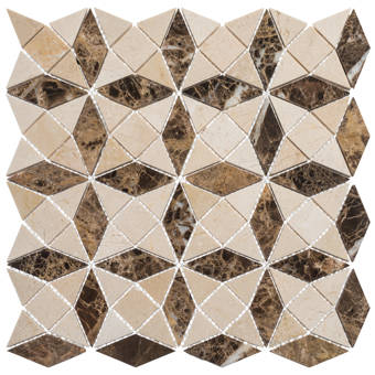 Andova Cimarron Natural Stone Mosaic Pattern Floor Use Tile Wayfair