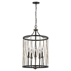 Denise 5-Light Drum Pendant