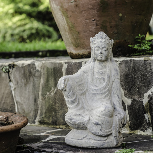 My Spirit Garden Volcanic Ash Imperial Quan Yin Statue | Wayfair My Spirit Garden Volcanic Ash Imperial Quan Yin Statue | Wayfair