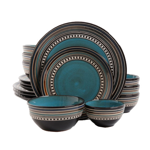 Gibson Elite Cafe Versailles 16 Piece Double Bowl Dinnerware Set ... Gibson Elite Cafe Versailles 16 Piece Double Bowl Dinnerware Set ...