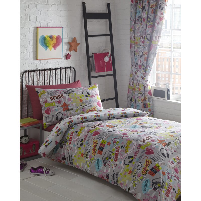 Zoomie Kids Dance Crew Duvet Cover Set Wayfair Co Uk