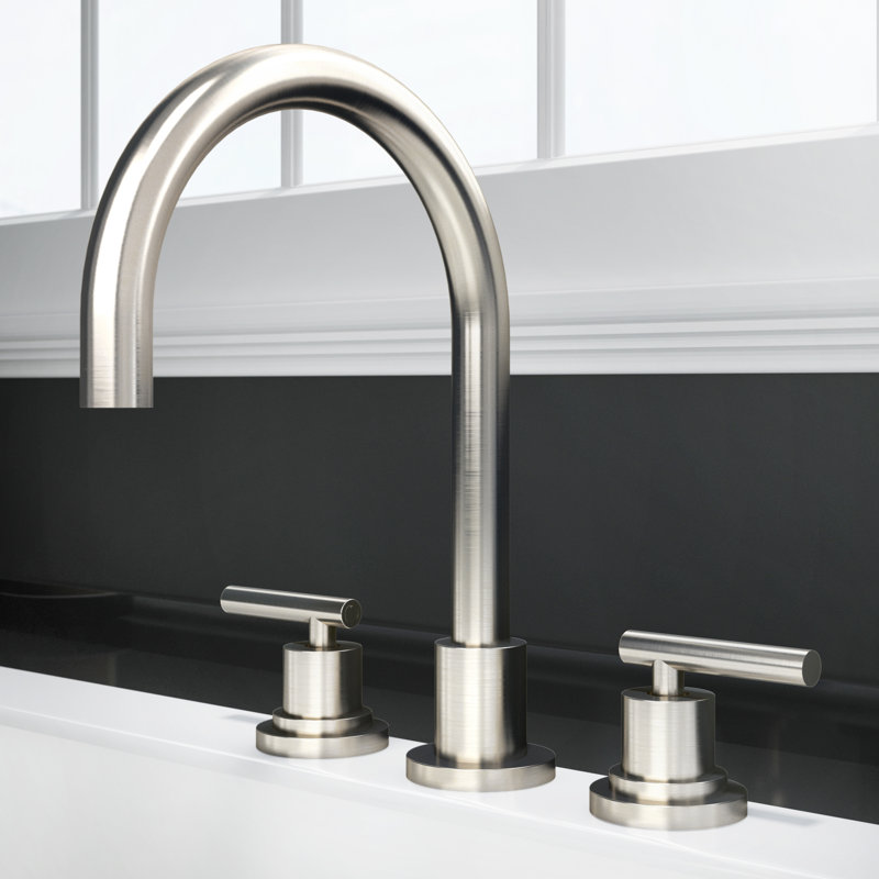 Jacuzzi Salone Double Handle Deck Mount Roman Tub Faucet Trim