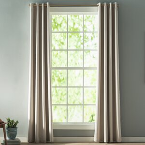 Marnie Solid Blackout Thermal Grommet Curtain Panels (Set of 2)