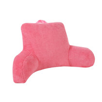 pink bed rest pillow