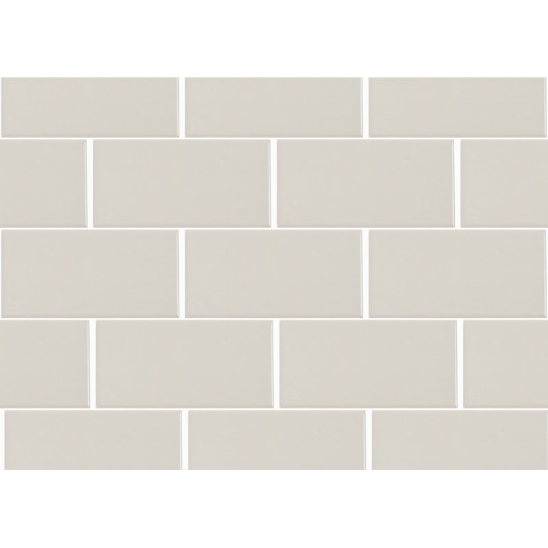 Mulia Tile Classic 3 X 6 Ceramic Concrete Look Subway Tile Reviews Wayfair