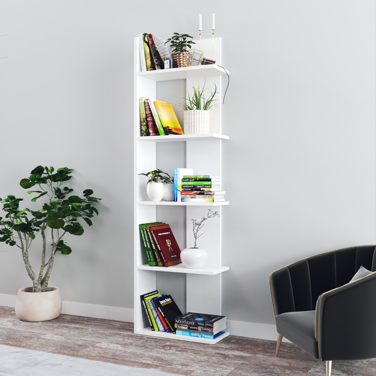 Ebern Designs Surt Bookcase | Wayfair