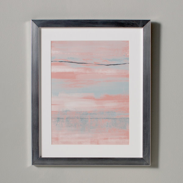 Mercury Row Blush Framed Painting Print & Reviews Wayfair